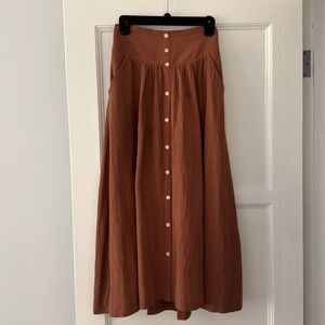 Min Muse Linen Maxi Skirt